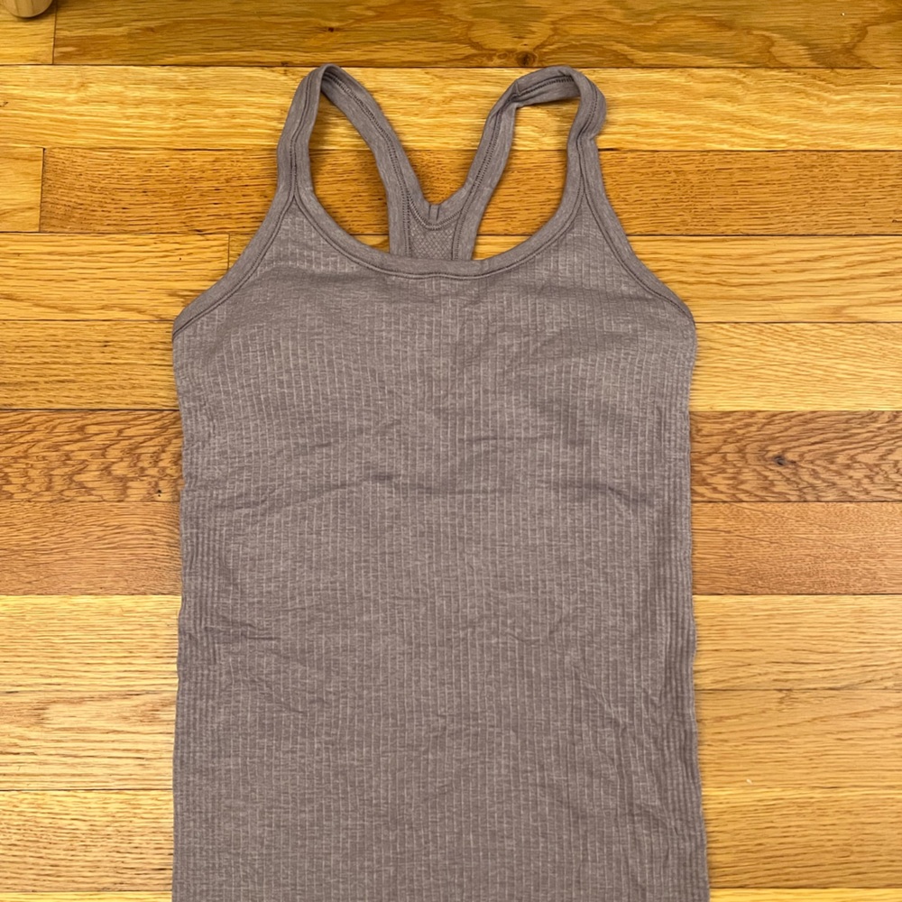 Lululemon Athletic Racer Back Tank Top with Built In Bra